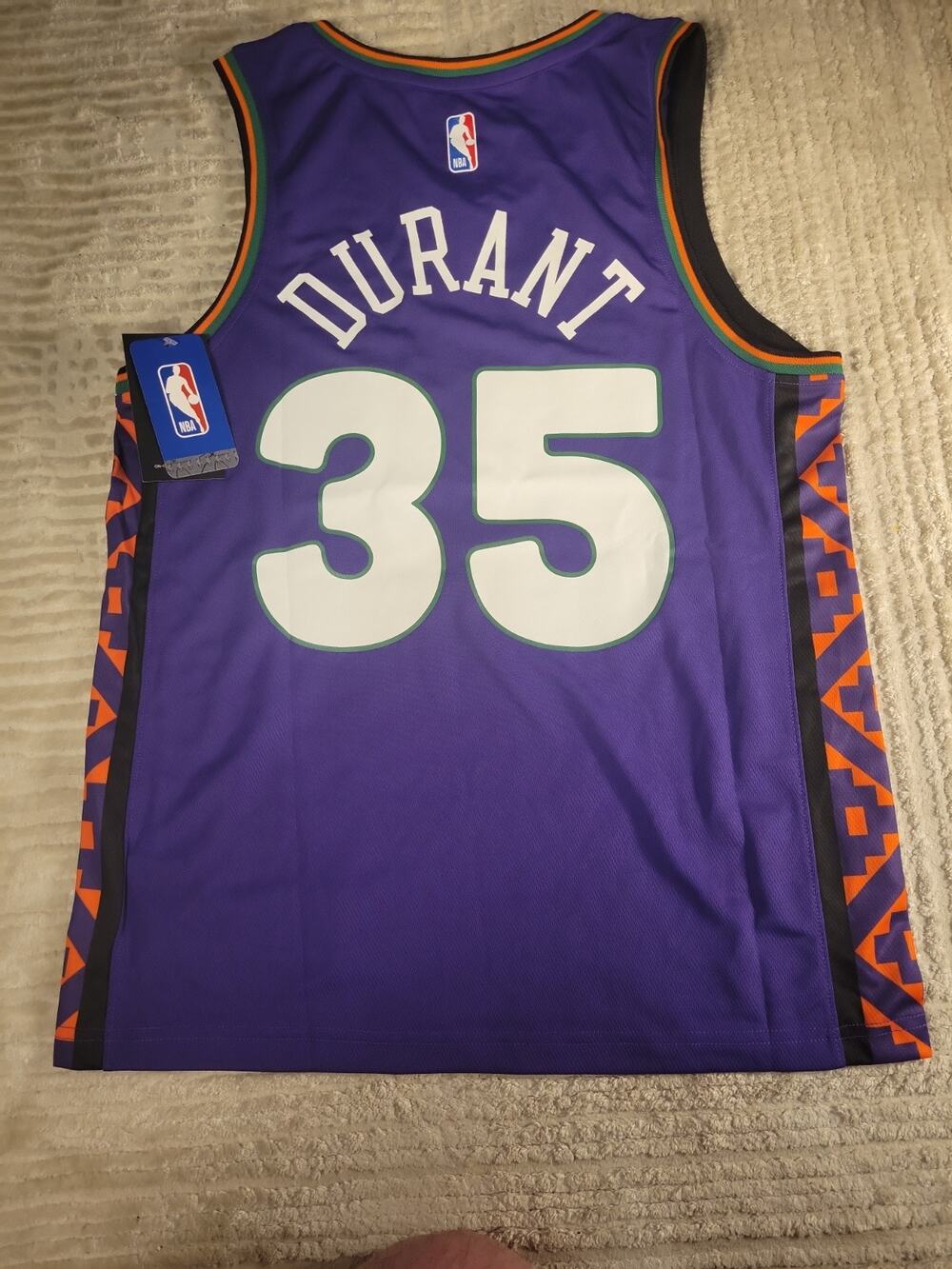 Fanactics Kevin Durant Phoenix Suns Mens Small Jersey NBA Basketball Adult NWT